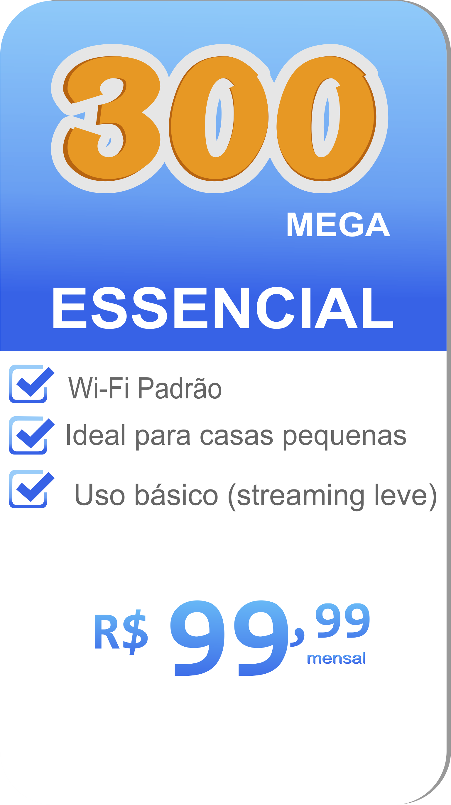 Plano 300 Mega